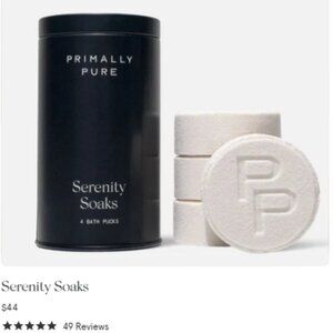 Primally Pure Serenity Soaks (4 packs sold together)